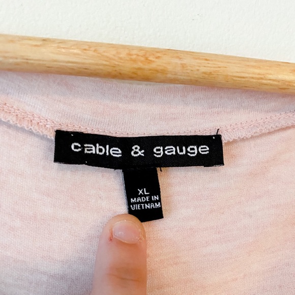 Light Pink TShirt with pocket XL - Picture 4 of 4